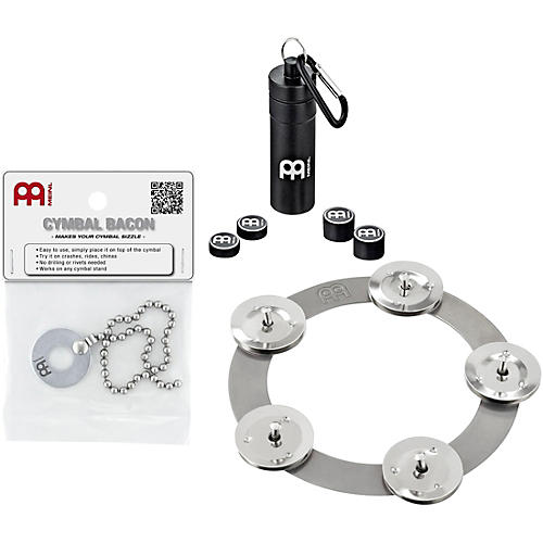 CP2 Cymbal Accessory Pack With Ching Ring, Magnetic Cymbal Tuners and Free Bacon Sizzler