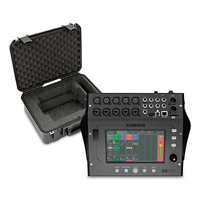 Allen & Heath CQ-12T Digital Mixer Bundle With SKB iSeries Case