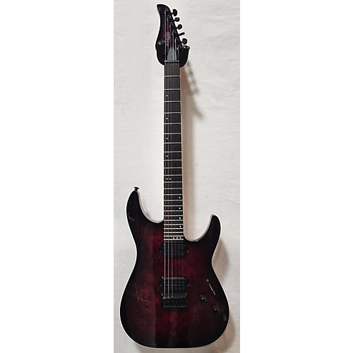 Schecter Guitar Research CR-6 Solid Body Electric Guitar Black Cherry