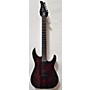 Used Schecter Guitar Research CR-6 Solid Body Electric Guitar Black Cherry