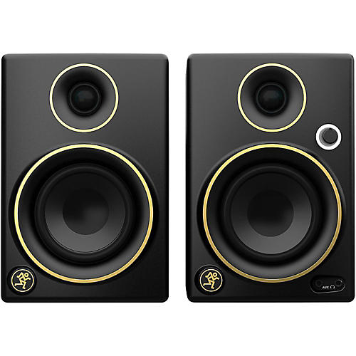 CR3 Limited Edition Gold Trim 3 in. Multimedia Monitors (Pair)