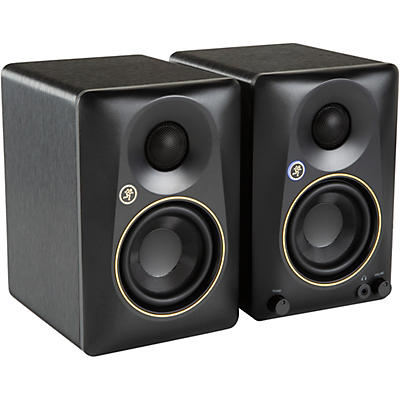 Mackie CR3.5BT-LTD-GLD 3.5 Limited Edition Gold Trim Powered Studio Monitors w/ Tone Control and Bluetooth (Pair)