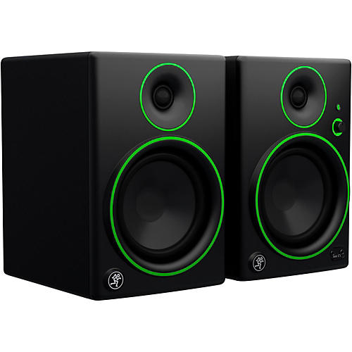 Pair Mackie CR5BT 5 Studio Monitors/Computer Speakers w/Bluetooth+Condenser Mic 