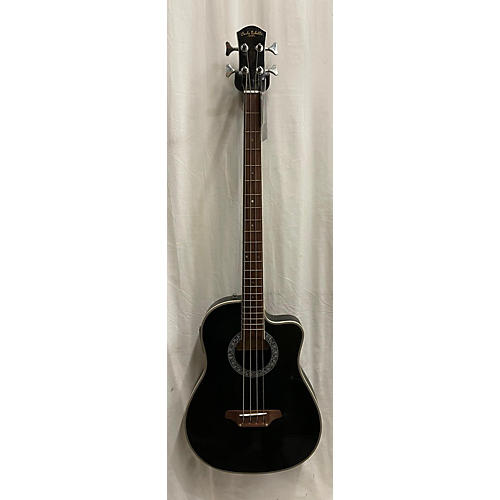Carlo Robelli CRB40B Acoustic Bass Guitar Black