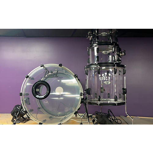 Pearl CRYSTAL BEAT Drum Kit CLEAR ACRYLIC