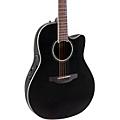 Ovation CS24 Celebrity Series Traditional Mid-Depth Acoustic-Electric Guitar BlackBlack