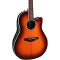 Ovation CS24 Celebrity Series Traditional Mid-Depth Acoustic-Electric Guitar Ruby RedSunburst