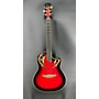 Used Ovation CS257 Celebrity Acoustic Electric Guitar Candy Red Burst