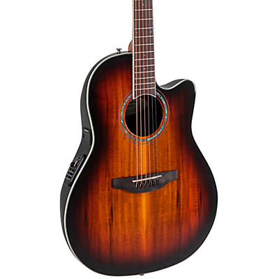 Ovation CS28P-KOAB-G Celebrity Series Traditional Plus Super Shallow Acoustic-Electric Guitar