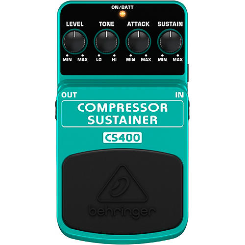 Behringer CS400 Compressor/Sustainer Guitar Effects Pedal Condition 1 - Mint