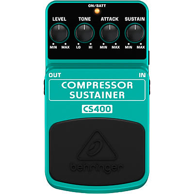 Behringer CS400 Compressor/Sustainer Guitar Effects Pedal