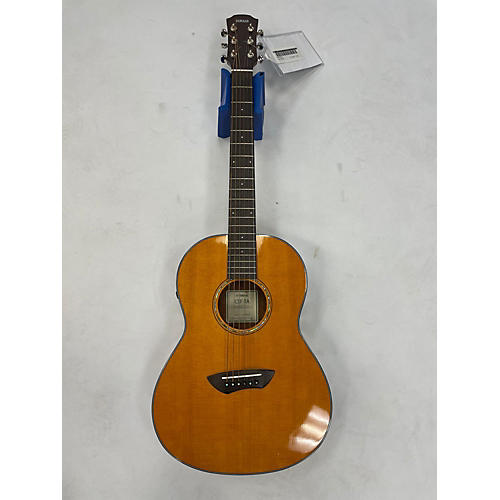 Yamaha CSF-TA Transacoustic Parlor Acoustic Electric Guitar Natural