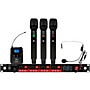 Galaxy Audio CSL4-HHHSM 4-Channel Digital UHF Wireless Microphone System - Frequency CODE M3 516-558MHz