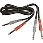 Hosa CSS-201 Dual TRS - TRS Patch Cable 3.3 ft.