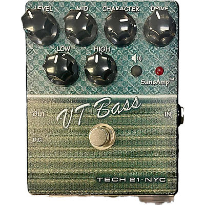 Tech 21 CSVTBDI Sansamp Character Series VT Bass DI Bass Effect Pedal