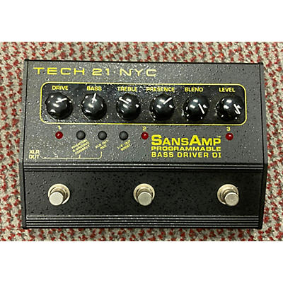 Tech 21 CSVTBDI Sansamp Character Series VT Bass DI Bass Effect Pedal