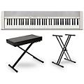 Casio CT-S1 76 Portable Keyboard Essentials Bundle BlackWhite