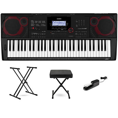 Casio CT-X3000 61-Key Portable Keyboard Essentials Bundle