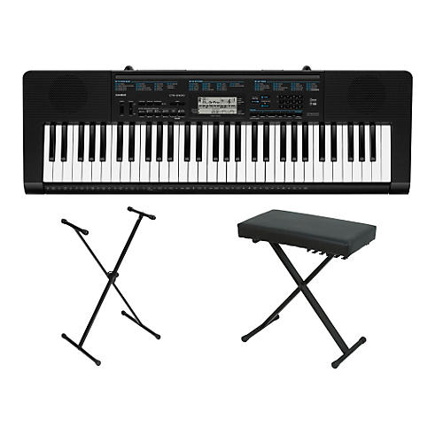 CTK-2300 61-Key Portable Keyboard w/ Stand and bench