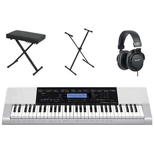 Casio CTK 4200 61 Key Portable Keyboard with Bench Stand Headphones Musician s Friend