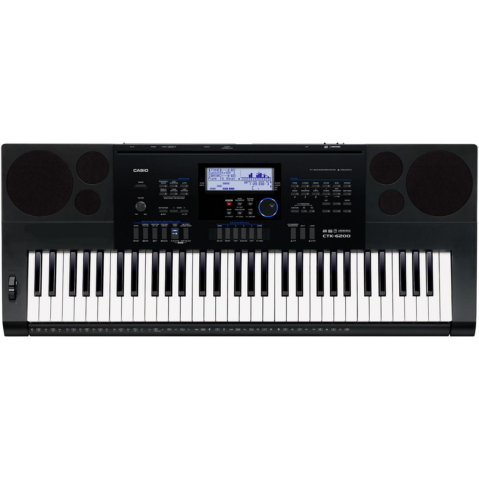 Casio CTK6200 61Note Portable Keyboard Musician's Friend