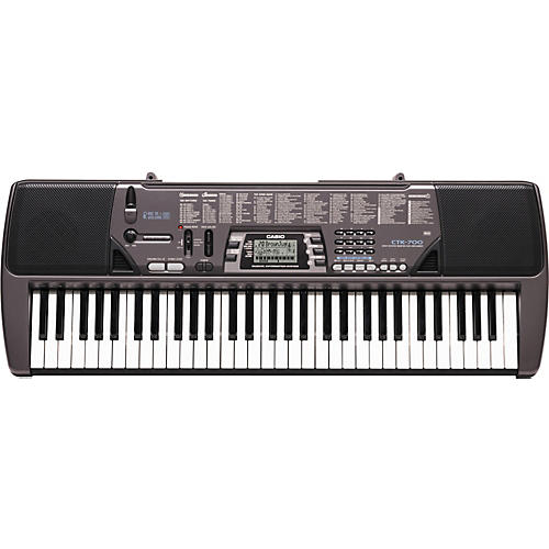 Casio CTK 700 61 Key Portable Keyboard with Mic Input Musician s Friend