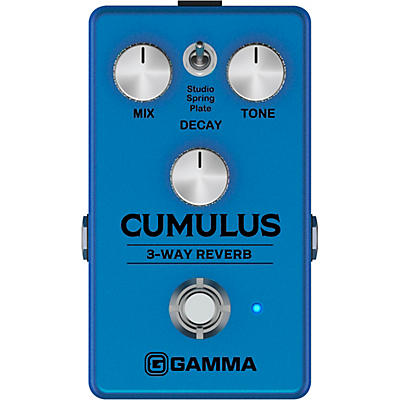 GAMMA Cumulus 3-Way Reverb Effects Pedal