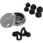 Decibullz CURVD Everyday Earplugs and Case Clip Black