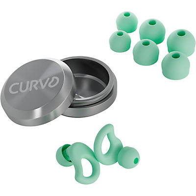 Decibullz CURVD Everyday Earplugs and Case Clip