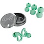 Decibullz CURVD Everyday Earplugs and Case Clip Mint
