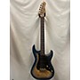 Used Michael Kelly CUSTOM COLLECTION 60'S Solid Body Electric Guitar Blue Burl Burst