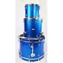 Used C&C Drum Company CUSTOM Drum Kit BLUE SPARKLE