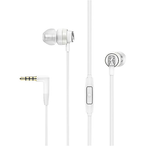 Sennheiser CX 300S Earphones with Built-in Mic and Smart Remote White