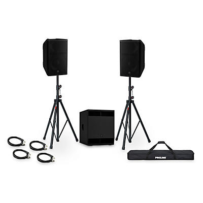 Yamaha CXR15mk3 15" 1200W Passive Loudspeaker Package With CXS18mk3 18" 2000W Passive Subwoofer, Stands & Cables