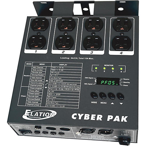 Elation CYBER PAK 4-Channel Dimmer Condition 1 - Mint