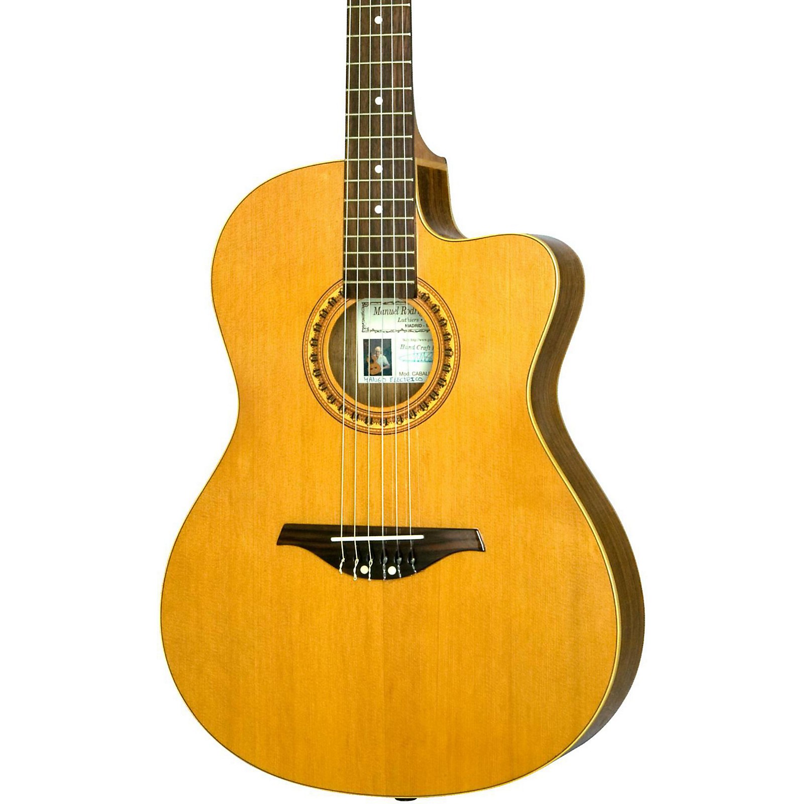 Manuel Rodriguez Caballero 10 Cutaway Nylon String AcousticElectric