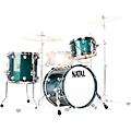 Natal Drums Cafe Racer Traditional Jazz 3-Piece Shell Pack with 18 in. Bass Drum Champagne SparkleBritish Racing Green Sparkle