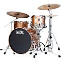Natal Drums Cafe Racer Traditional Jazz 3-Piece Shell Pack with 18 in. Bass Drum Champagne SparkleChampagne Sparkle