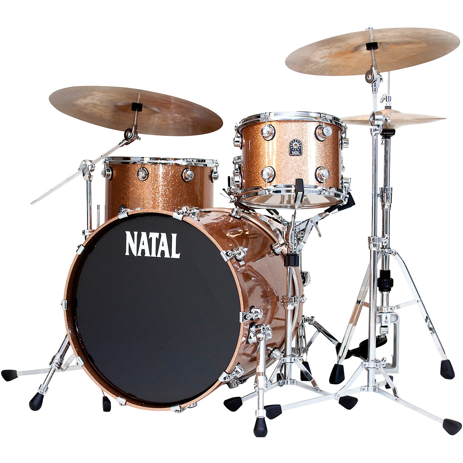 Natal Drums Cafe Racer Traditional Jazz 3Piece Shell Pack with 18 in