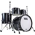 Natal Drums Cafe Racer US Fusion 22 4-Piece Shell Pack with 22 in. Bass Drum Matte Black Hot Rod SuedeMatte Black Hot Rod Suede