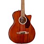 Fender California Deluxe Kingman All-Mahogany Acoustic-Electric Bass Guitar - Natural Mahogany