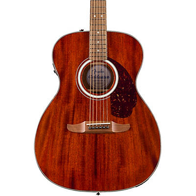 Fender California Deluxe Monterey All-Mahogany Acoustic-Electric Guitar -