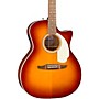 Fender California Deluxe Newporter CE Acoustic-Electric Guitar - Sienna Sunburst