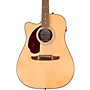 Fender California Deluxe Redondo CE Left-Handed Acoustic-Electric Guitar - Natural