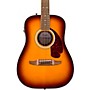 Fender California Deluxe Redondo Jr. Acoustic-Electric Guitar - Honey Sunburst