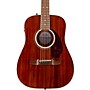 Fender California Deluxe Redondo Jr. All-Mahogany Acoustic-Electric Guitar - Natural Mahogany
