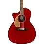 Fender California Newport Player Left-Handed Acoustic-Electric Guitar Candy Apple Red