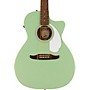 Open-Box Fender California Newporter Player Acoustic-Electric Guitar Condition 2 - Blemished Surf Green 197881464950