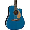 Fender California Redondo Player Acoustic-Electric Guitar Jetty BlackBelmont Blue