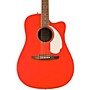 Open-Box Fender California Standard Redondo CE Acoustic-Electric Guitar Condition 1 - Mint Fiesta Red